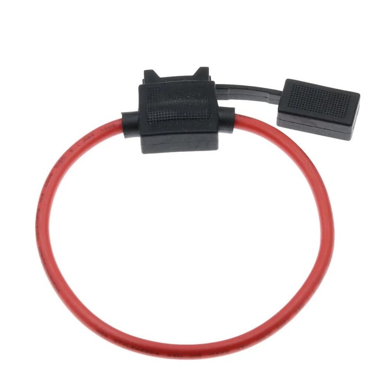 Black 16AWG 4A Medium Blade Waterproof Fuse Holder for Automobile 32V Standard Fuse Insert - Image 2