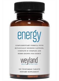 Weyland Brain Nutrition Weyland: Energy - Complimentary Formula w/Botanically Sourced Caffeine, Complete B-Complex and Energy Supportive Herbs  - Image 1