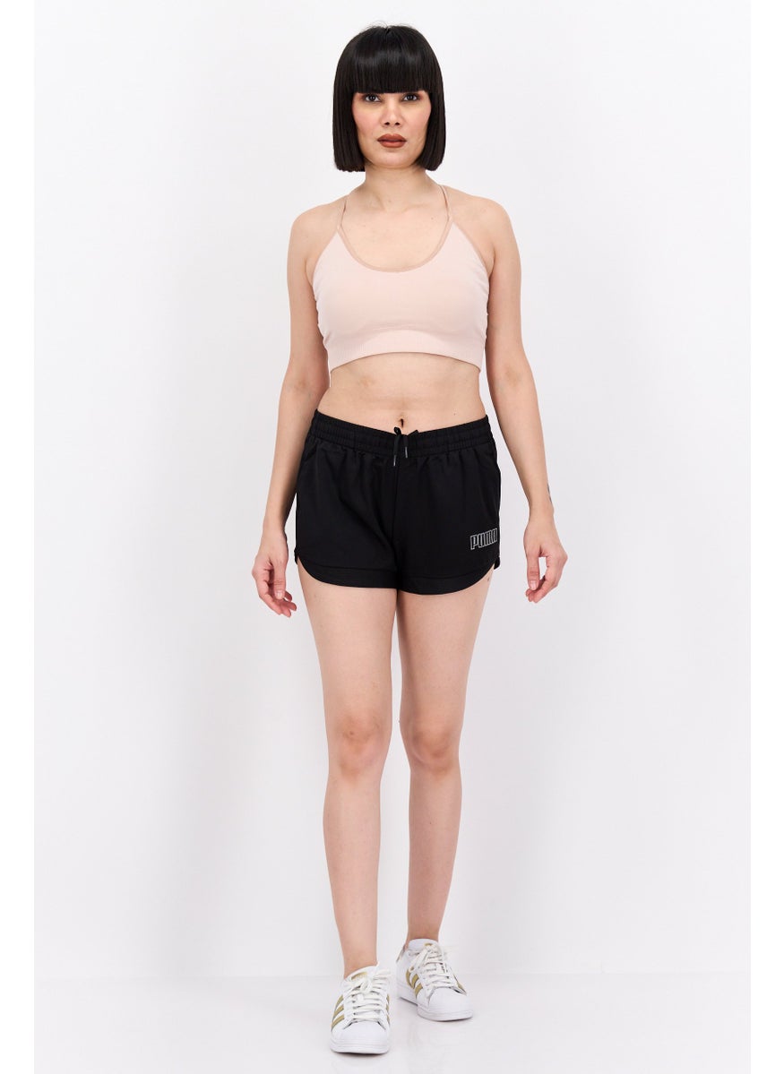 PUMA Women Regular Fit Running Shorts, Black  - Image 3