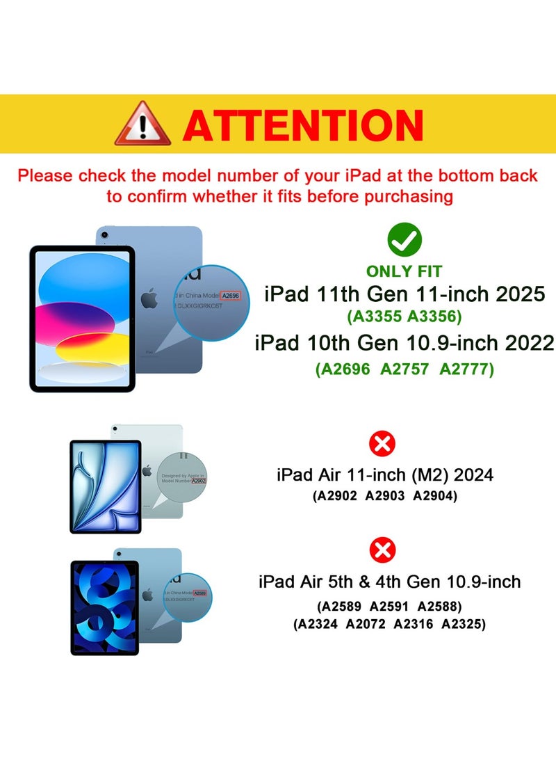 DUSALA Paper-Feel Magnetic Screen Protector for iPad 11th/10th Generation A16 (11/10.9 Inch 2025/2022) Write and Draw Like on Paper Detachable and Reusable Compatible with Tempered Film Anti-Glare - Image 2