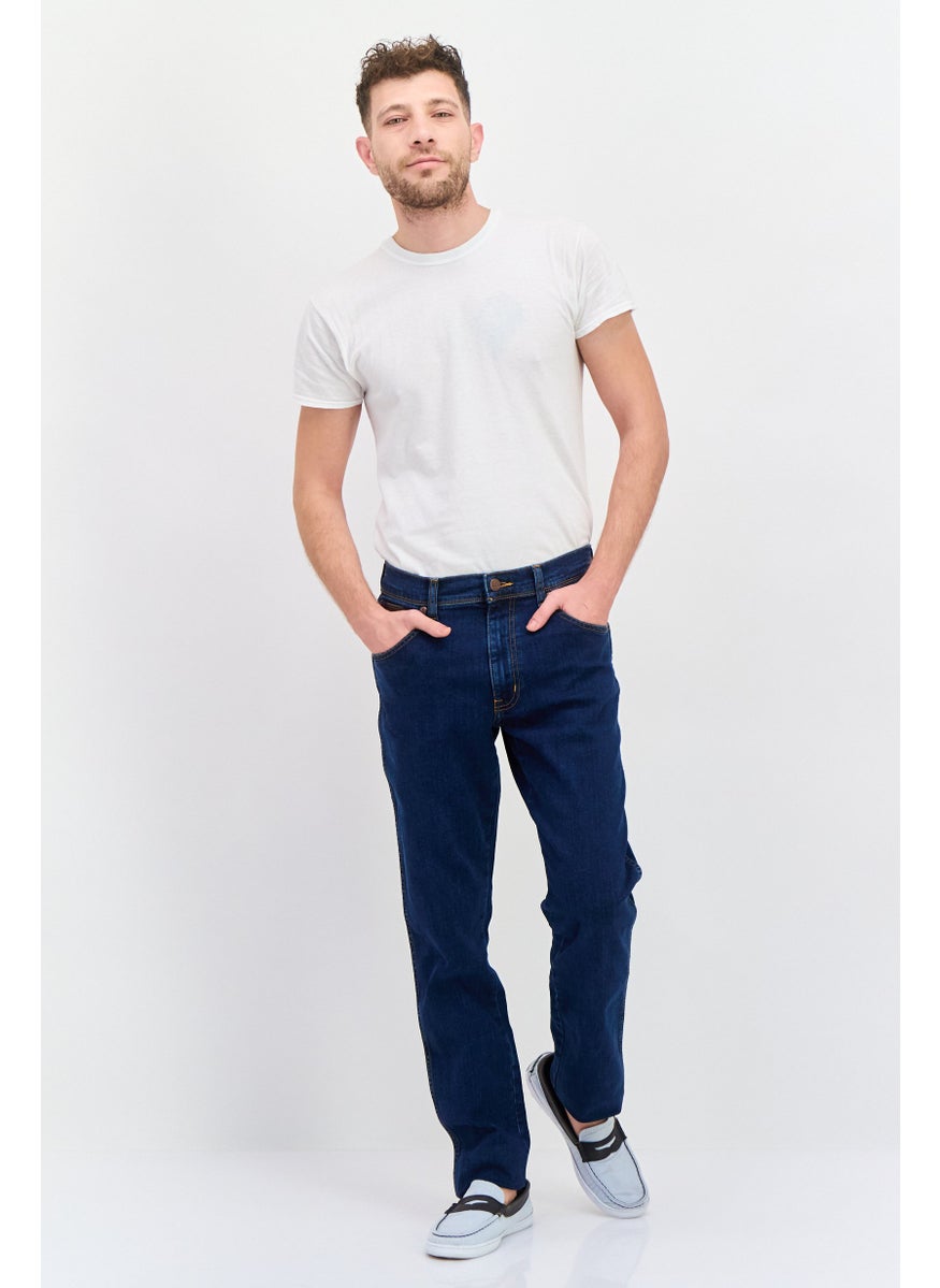 Men Regular Fit Solid Stretchable Jeans, Navy - pzsku/ZABB4562855D52FC48AC5Z/45/_/1737641957/65e21c48-f352-4f3a-9640-9bb0fc117067