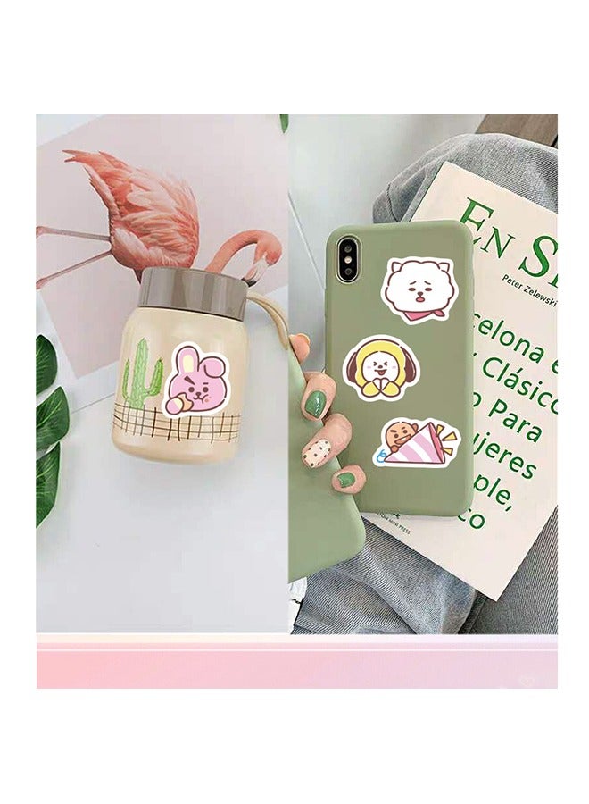 90 Pieces Cartoon Cute Mini Waterproof Stickers No Repeated Image，For Cups Computer Mugs Books - Image 2