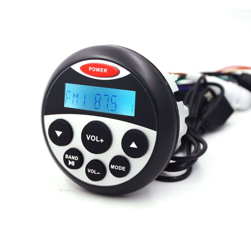 Waterproof BT Audio Box: IP66 Waterproof Level With UV Protection, Weather Band/AM/FM Radio, USB Charging - BT Audio Streaming With Preset EQ - For Marine Yacht Motorcycle Outdoor Use - Image 5