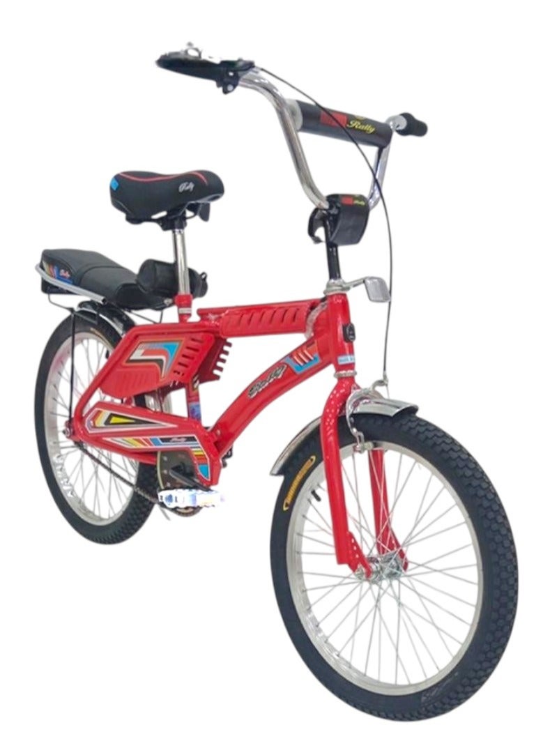 Rambo Freestyle Kids Bike with 2 Seats 20-Inch Size Rambo Bicycle indonesian Design with Adjustable Seat, Children Bicycle with Air Filled Wheels Hand and Rear Brakes For Ages 8+