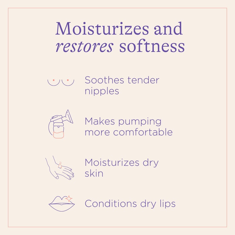 Lansinoh Organic Nipple Butter, Nipple Cream Safe for Breastfeeding Baby, Postpartum Essentials for Mom, 2 Ounces - Image 3