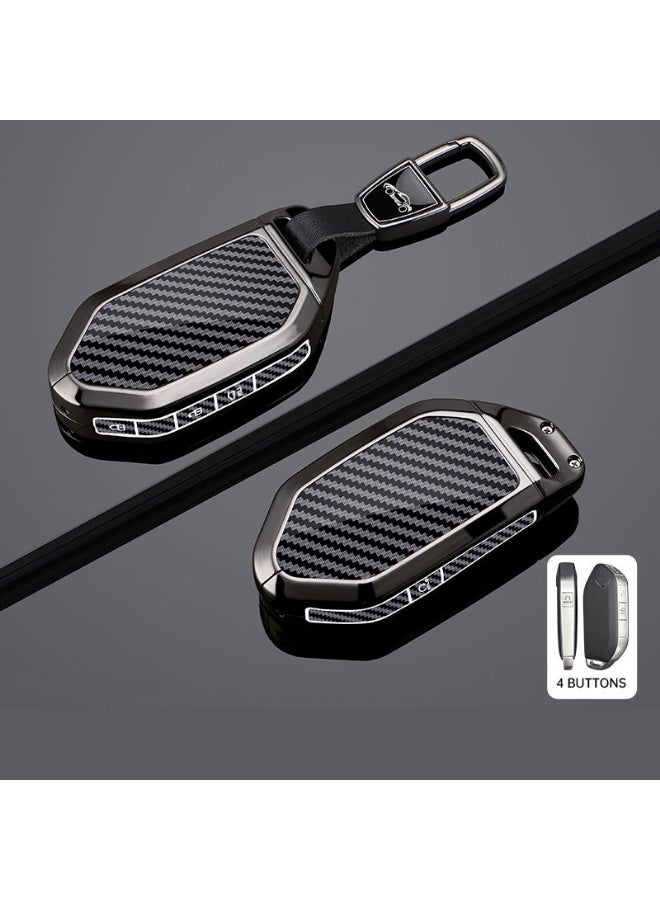 KIA Metal car key protective cover suitable for Kia K3, Saitus 24, EV5, Lion Platinum, Tuojie, Yi Run, KX3, Ao Run, Zhi Run, car key shell case - Image 1