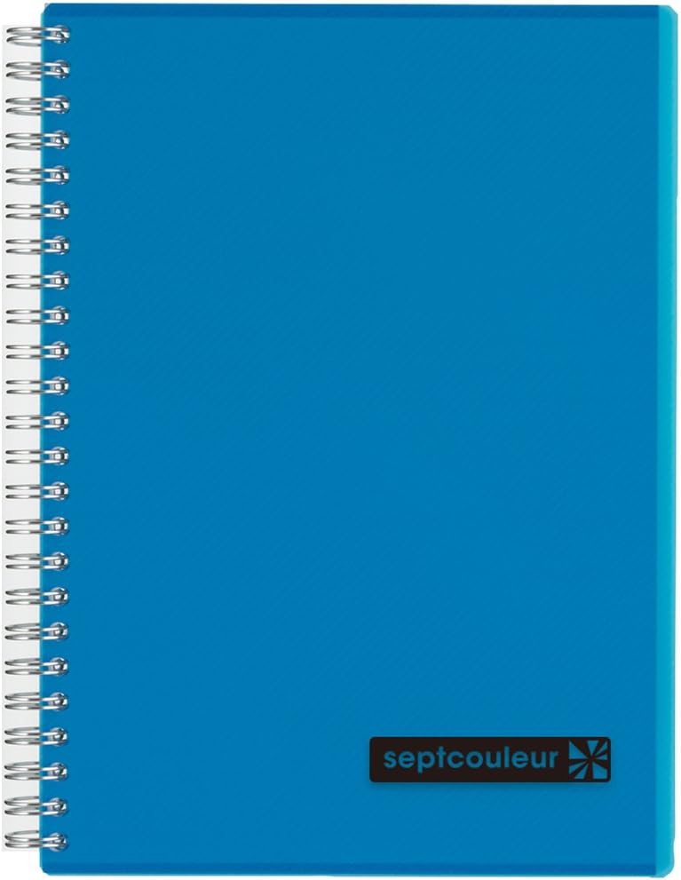 Maruman SeptColNotebk A5 80sht Blue - Image 1