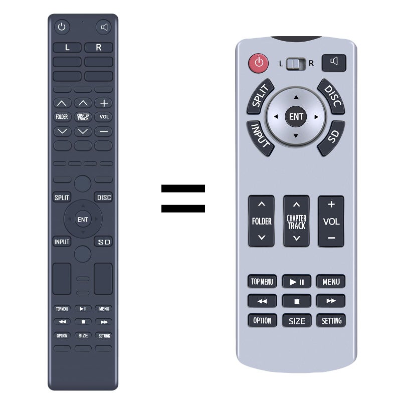 ZWP New 8617045030 Replacement Remote Control fit for 20152017 Toyota Sienna Rear DVD Entertainment System 8617045030R 8617045030L 8617045030 - Image 2