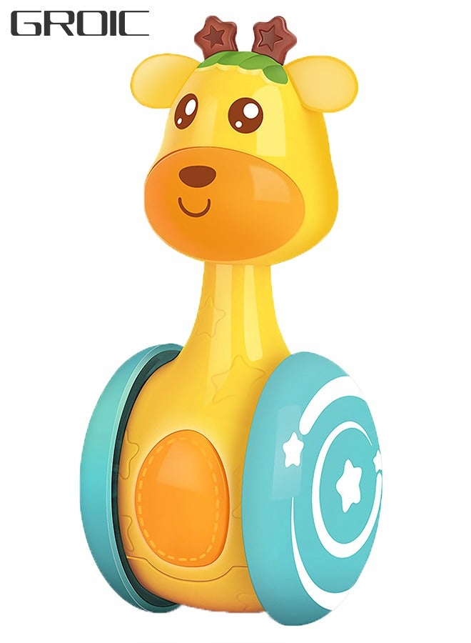 GROIC GROIC Deer Tumbler Wobbler Toy Roly-Poly Toy with Sounds - Image 1