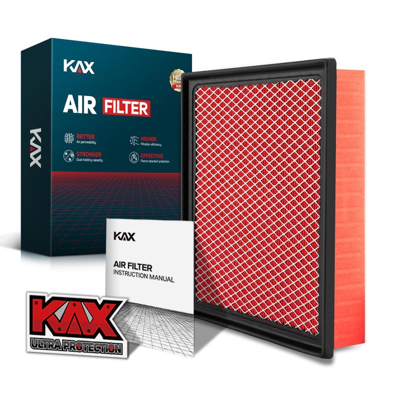 KAX Engine Air Filter CA11895 Compatible with 2016-2023 Toyota Tacoma V6 3.5L, 2013-2021 Toyota Tundra (Only After 9/13), 2014-2021 Toyota Sequoia V8 5.7L, Replace OE 17801-0P100 17801-0S020 - Image 1