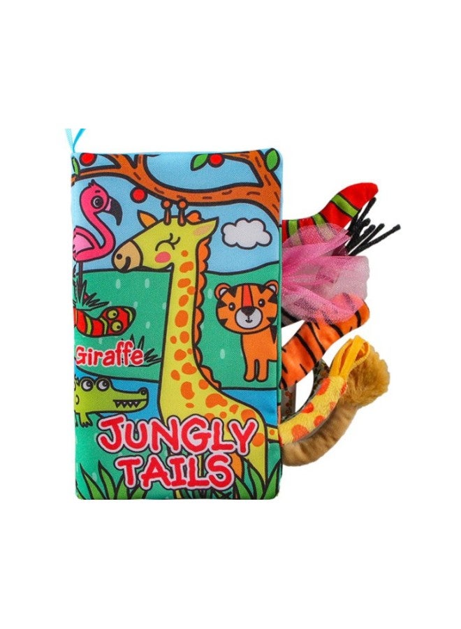 Children's Tail Cloth Book Educational Toy Book Tearable Baby Cloth Book Ringing Paper Enlightenment Book Early Education Toy - Image 1