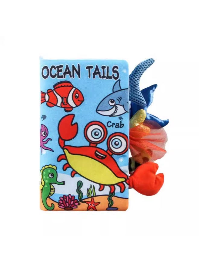 Children's Tail Cloth Book Educational Toy Book Tearable Baby Cloth Book Ringing Paper Enlightenment Book Early Education Toy - Image 5