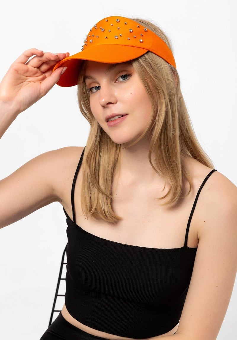 Saria Moda Saria Fashion Stone Tennis Hat  - Image 1