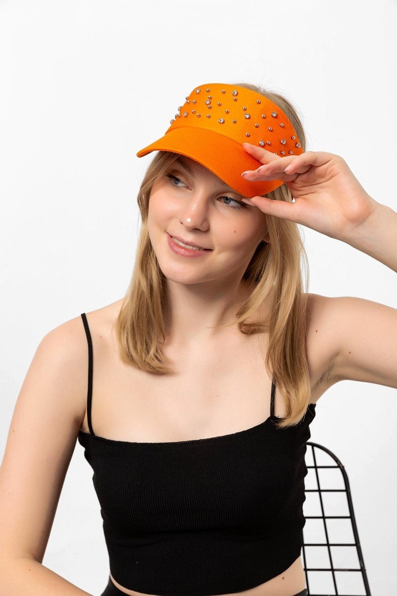 Saria Moda Saria Fashion Stone Tennis Hat  - Image 3