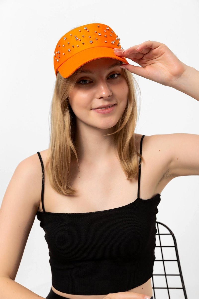Saria Moda Saria Fashion Stone Tennis Hat  - Image 2
