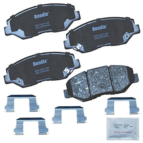 Bendix Priority1 CFC943 Ceramic Front Brake Pads for Honda Pilot 2008-2003 - Image 1