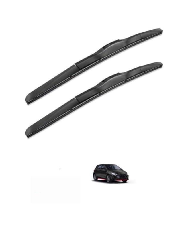 RYU7 Store RYU7® Front Hybrid Wiper Blades Fits for Hyundai i20 New i20 N Line(Pack of 2) - Image 1