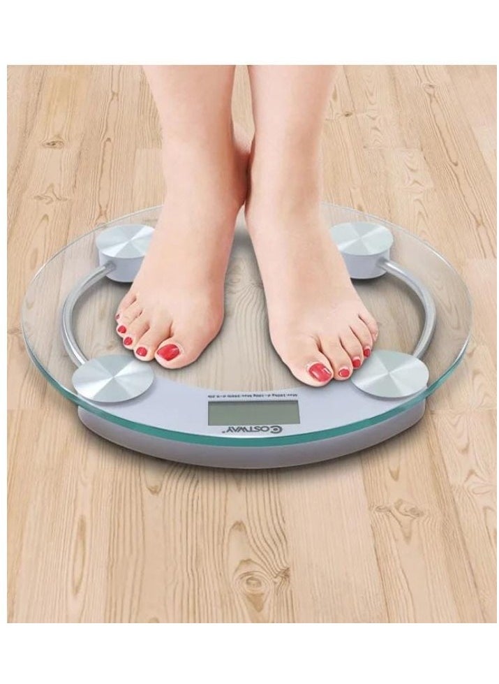 Round digital scale up to 180 kg