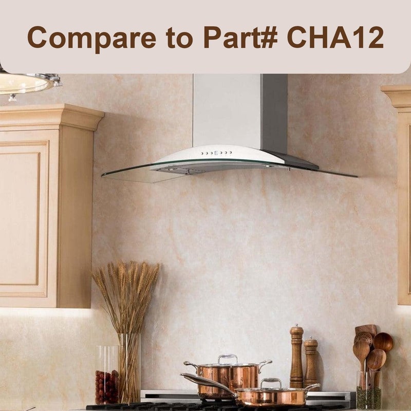 beaufan 2 Pack CHA12 Charcoal Carbon Filter Compatible with CDA Range Hood Models: ECN62/72/92, ECP62/72/82/92/102/112, EKPK90 - Image 3