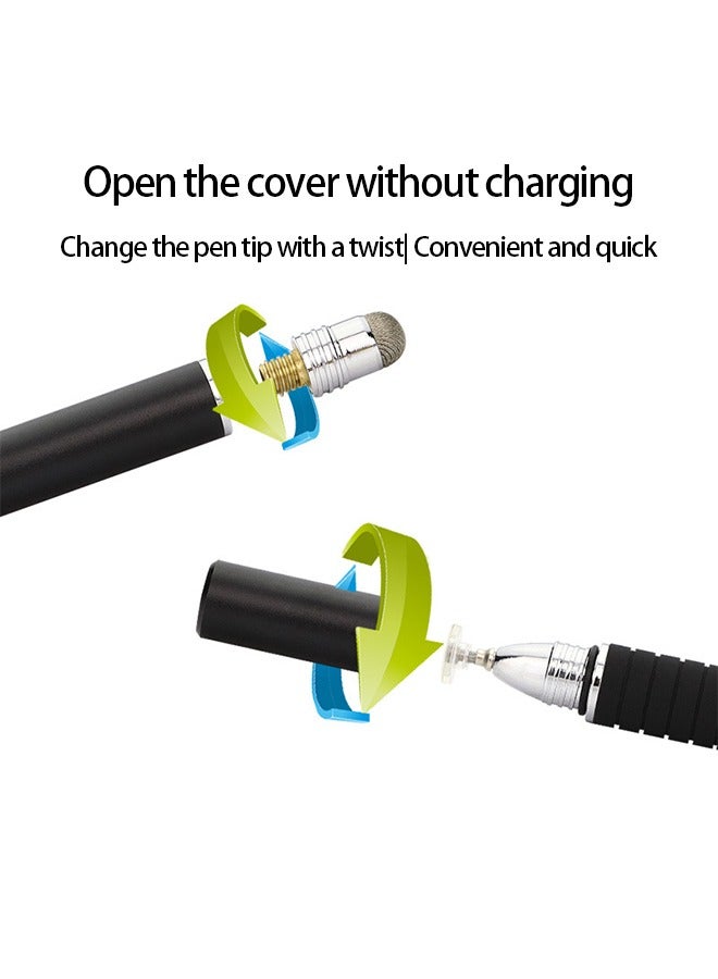 Stylus Pens For Touch Screens, 2 in 1 Universal Disc Stylus Pens For iPhone, iPad And All Capacitive Cell Phones, Tablets, Laptops Bundle Pink - Image 5