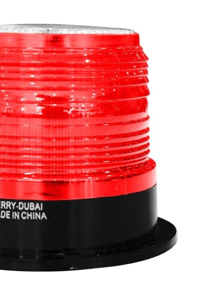 BERRY Berry Solar Warning Light - Red Magnet Light with PPC Cover, 360° Visibility, 64 Bright LEDs, 3.5 Inch  - Image 4