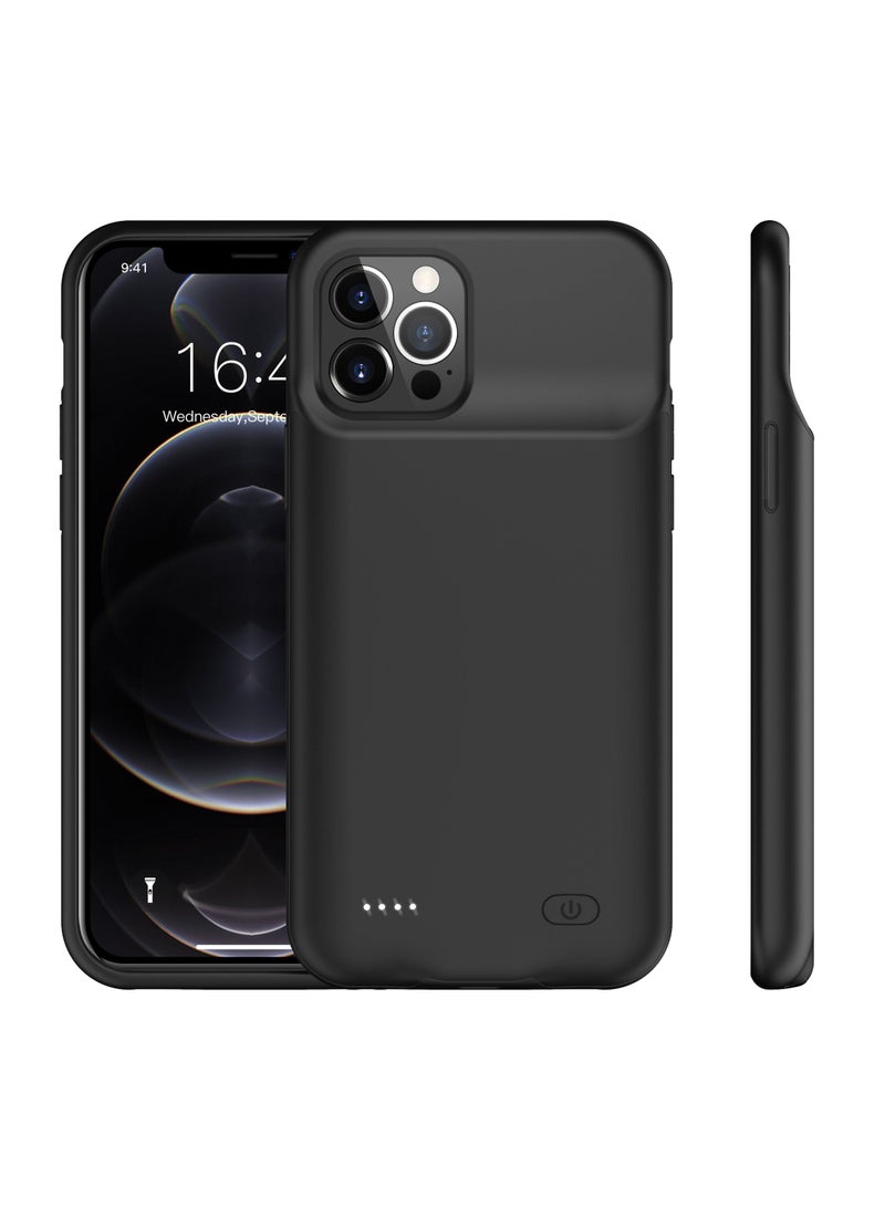 جراب بطارية بسعة 7000 مللي أمبير / الساعة ، باور بانك ممتد قابل لإعادة الشحن لاسلكي لهاتف iPhone 12 Pro/ iphone 12 Pro - Image 1