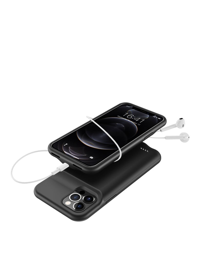 جراب بطارية بسعة 7000 مللي أمبير / الساعة ، باور بانك ممتد قابل لإعادة الشحن لاسلكي لهاتف iPhone 12 Pro/ iphone 12 Pro - Image 5