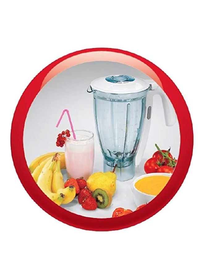 Moulinex Food Processor | 5 speeds and pulse | 14 attachments for 38 functions | Detachable Bowl Handles | 1000 W FP7371BA White/Clear - Image 4