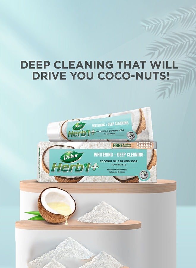 Dabur معجون أسنان مع فرشاة أسنان من الخيزران - Image 2