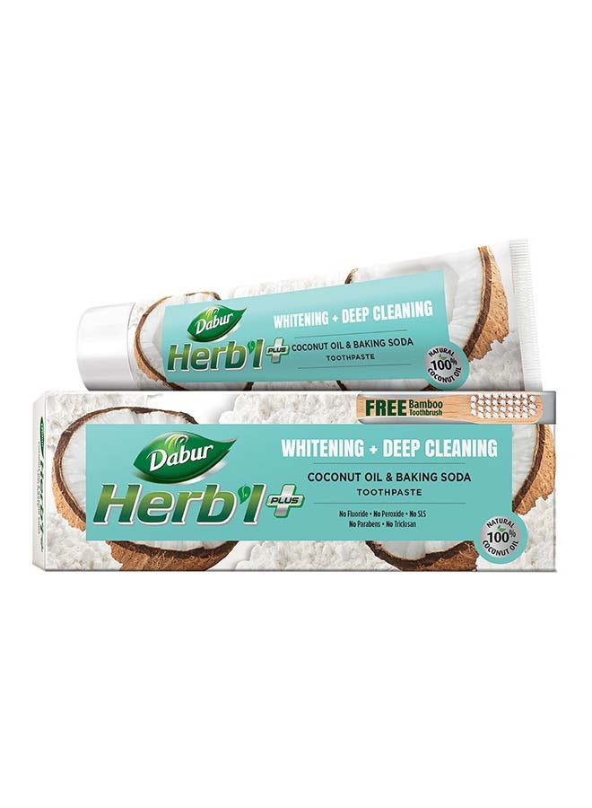 Dabur معجون أسنان مع فرشاة أسنان من الخيزران - Image 1