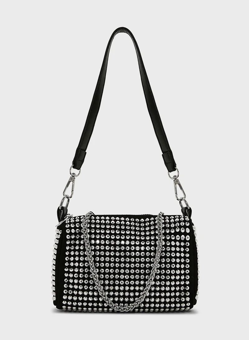 Ginger Studded Small Pouch