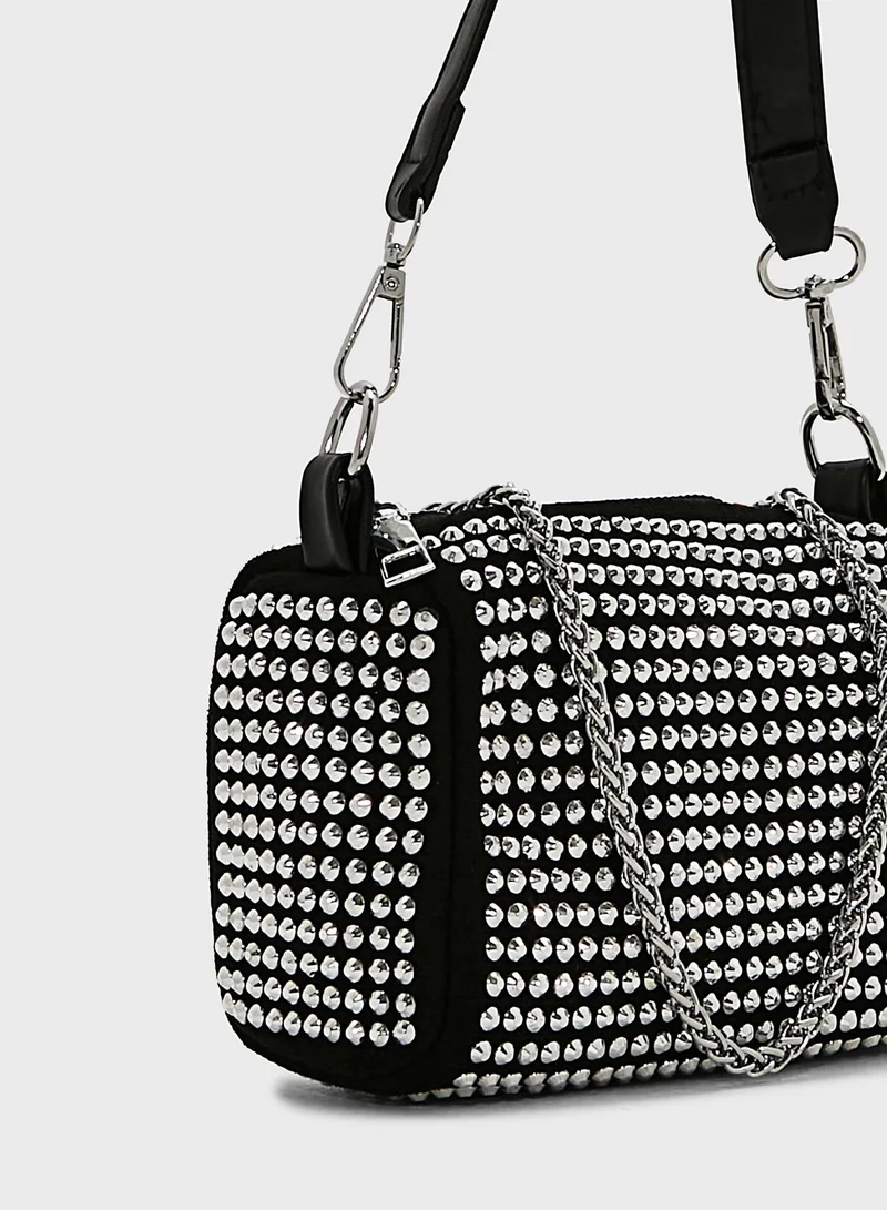 Ginger Studded Small Pouch
