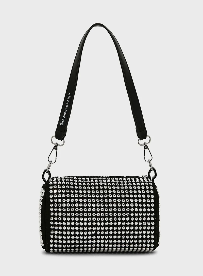 Ginger Studded Small Pouch