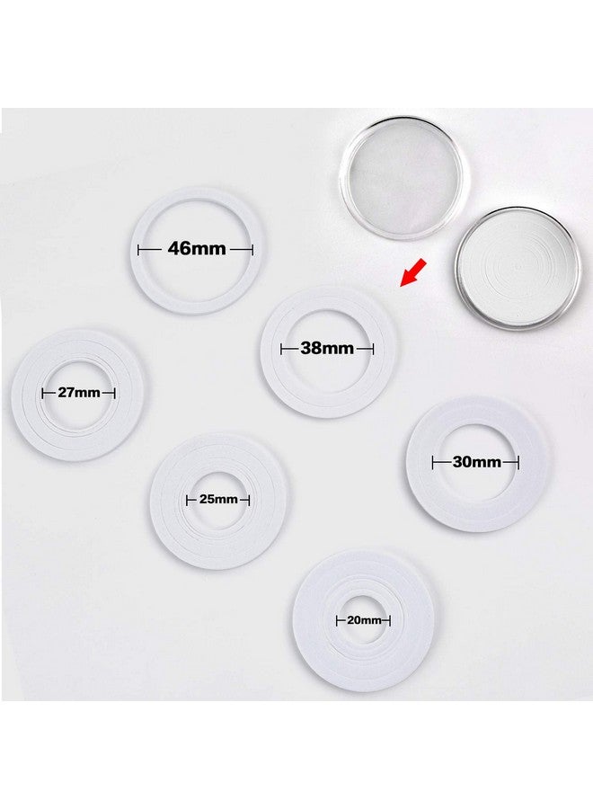 PAIYULE 96 Pieces 46mm Coin Capsules, with Foam Gasket and Plastic Storage Organizer Box, 6 Sizes (20/25/27/30/38/46mm) Coins Collector Case Holder for Coin Collection Supplies - Image 2