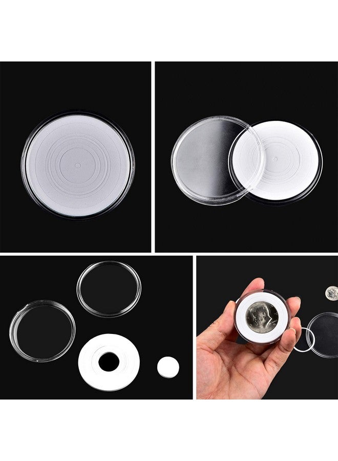 PAIYULE 96 Pieces 46mm Coin Capsules, with Foam Gasket and Plastic Storage Organizer Box, 6 Sizes (20/25/27/30/38/46mm) Coins Collector Case Holder for Coin Collection Supplies - Image 4