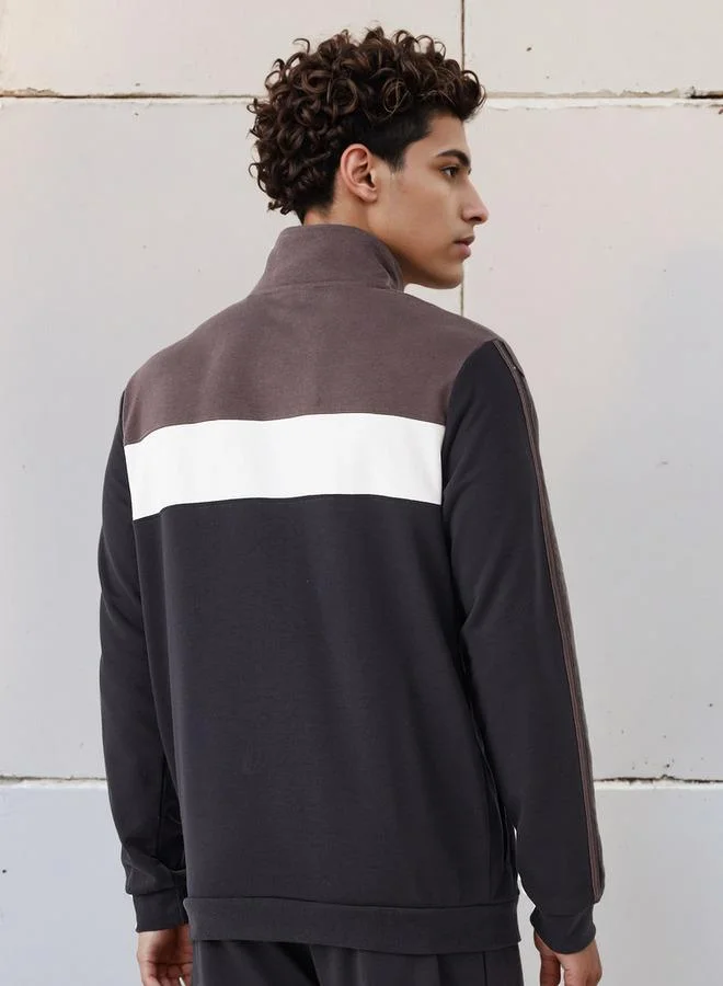 Kappa  Kappa Men Regular Fit Colourblock Hoodie for Men | Best Price UAE