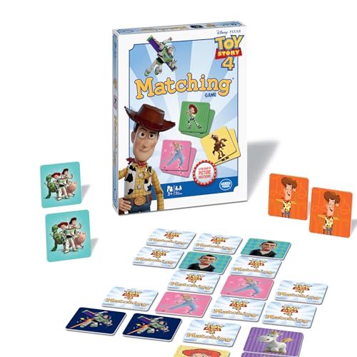 Wonder Forge Toy Story 4 Matching Game Build Focus and Memory with Woody Buzz and Beloved Pixar Characters Fun and Engaging Activity for Kids Ages 3 - Image 1