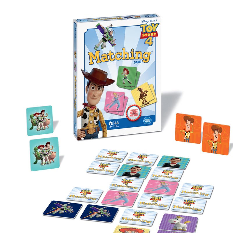 Wonder Forge Toy Story 4 Matching Game Build Focus and Memory with Woody Buzz and Beloved Pixar Characters Fun and Engaging Activity for Kids Ages 3 - Image 2