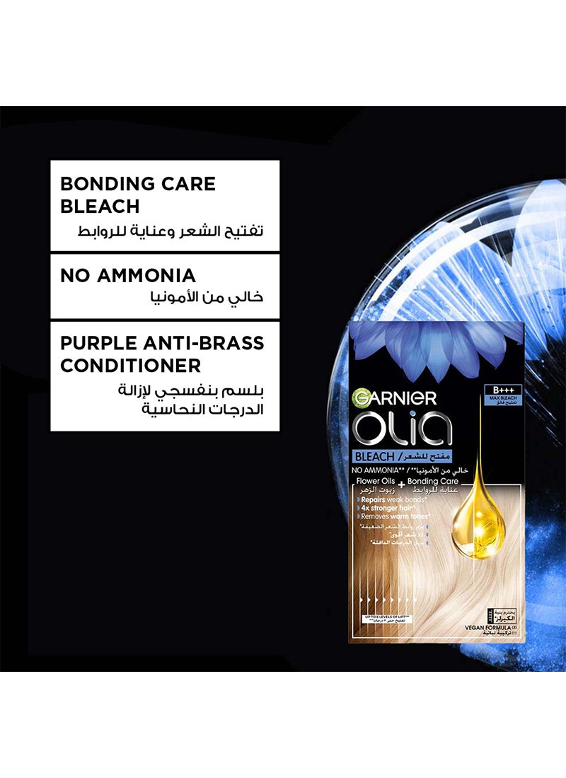 garnier Olia Bleach B+++Max Bleach No Ammonia, Flower Oils + Bonding Care-75g - Image 2