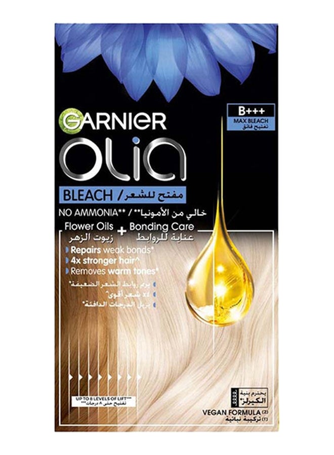 غارنييه Olia Bleach B++: تفتيح فائق بدون أمونيا، غني بزيوت الزهور وعناية لتقوية الروابط - 75 غرام - Image 1