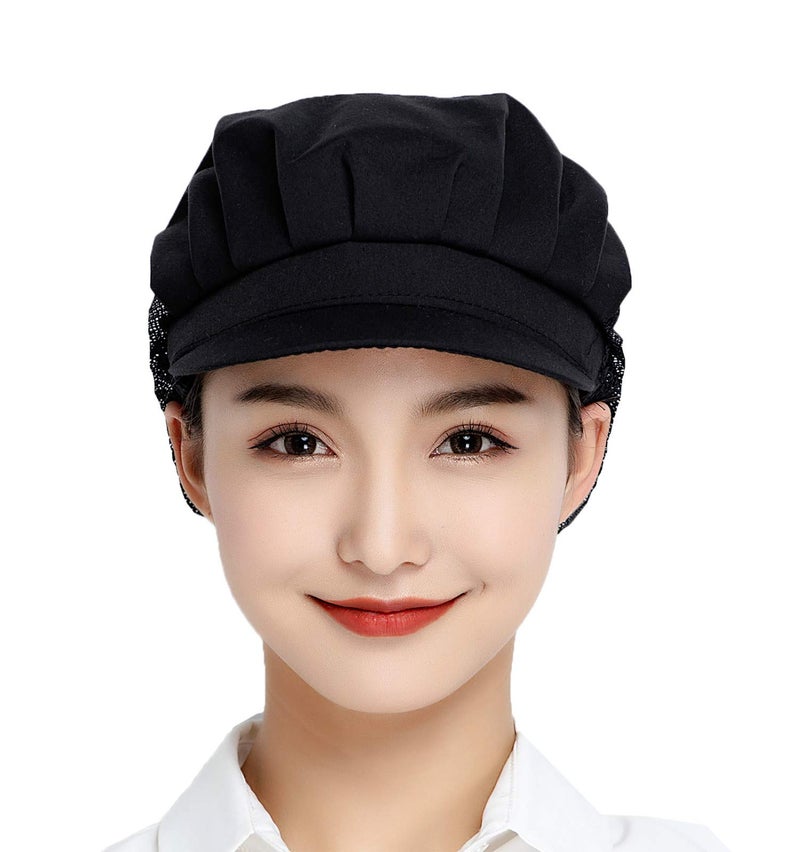 Jaspfct 1pc/4pcs Chef Hats-Kitchen Baker Cooking Hair Nets Food Service Caps for Adults - Image 2