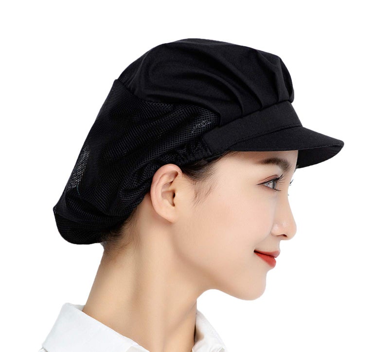 Jaspfct 1pc/4pcs Chef Hats-Kitchen Baker Cooking Hair Nets Food Service Caps for Adults - Image 4
