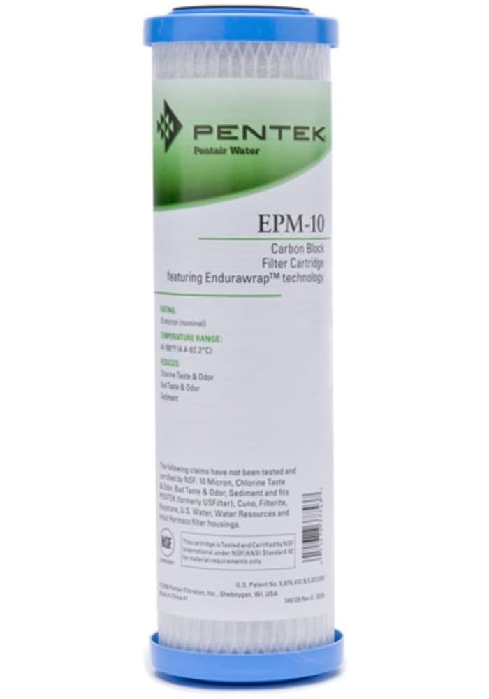 Pentek خرطوشة فلتر كربون بنتك EPM-10 - ترشيح 10 ميكرون، 9-3/4" × 2-7/8" - Image 1
