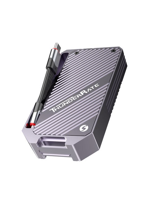 Ultra-Fast SSD Enclosure Thunderbolt 3/4 M.2 NVMeLightning 2464 hidden line | Built-in 8.5cm Short Line Lightning 2464 hidden line | Built-in 8.5cm Short Line