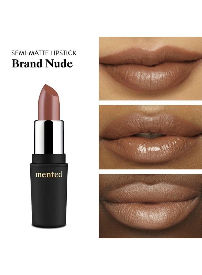 Mented Cosmetics | Semi Matte Nude Lipstick, Brand Nude | Vegan, Paraben-free, Cruelty-free | Nude Pink Tan, Long Lasting Lipstick - Image 2