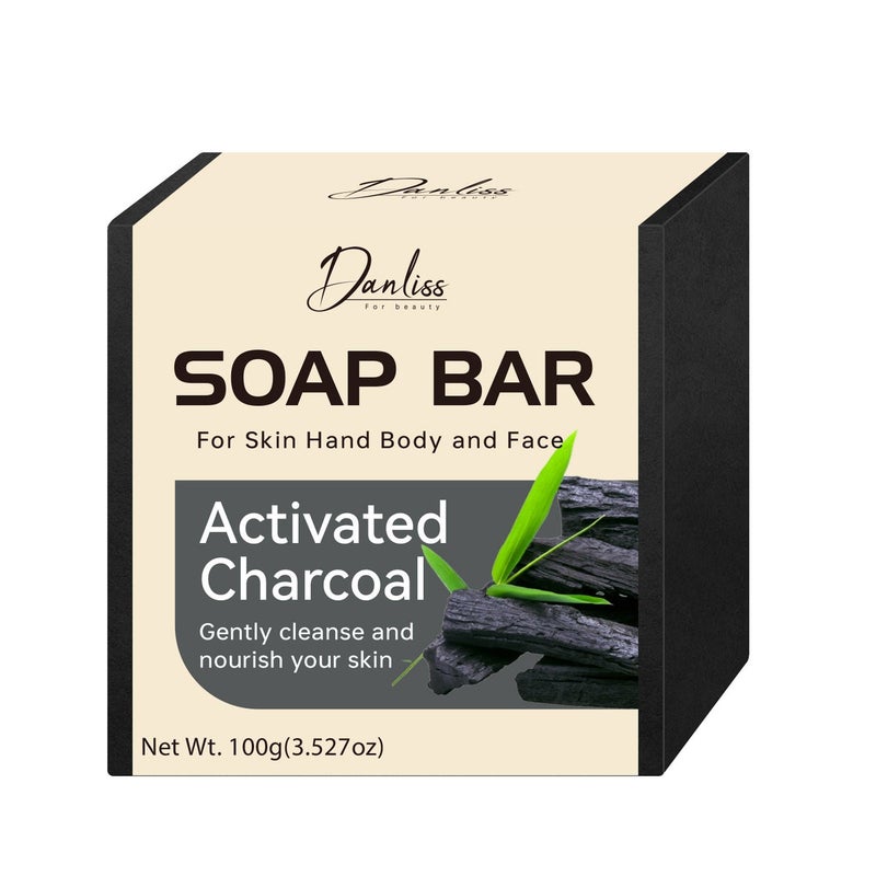 danliss Black Soap Gentle Cleansing & Nourishing for Body, Hands &  Face - Image 5