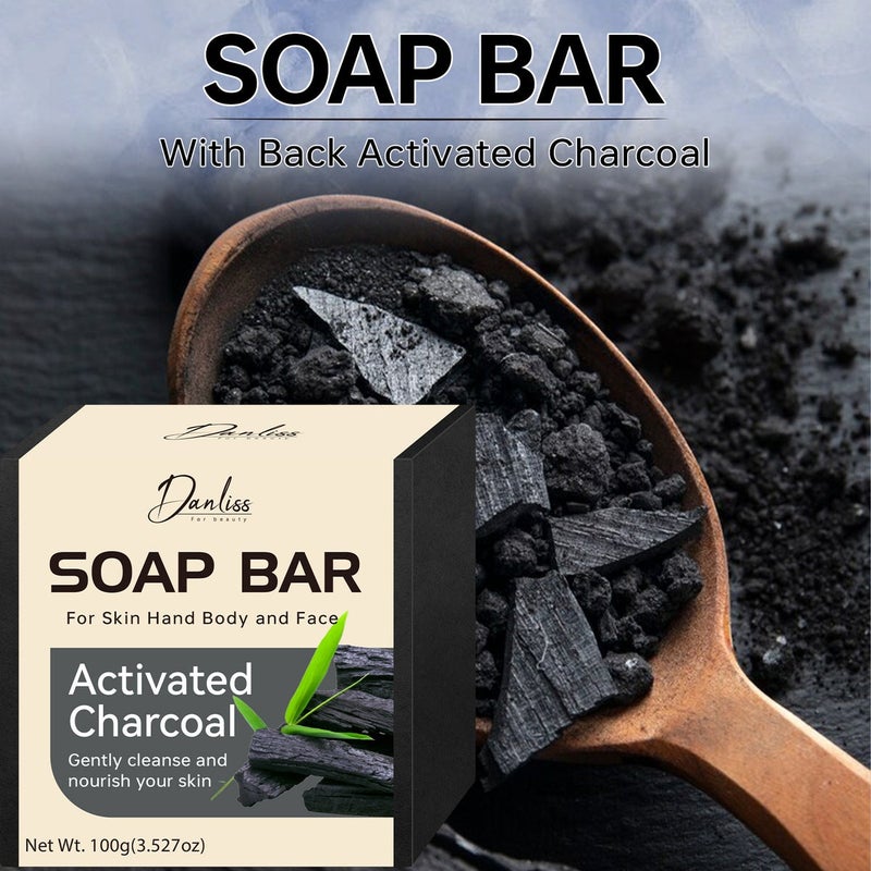 danliss Black Soap Gentle Cleansing & Nourishing for Body, Hands &  Face - Image 2