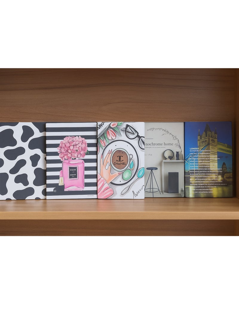 Decorative Books, 4 Pieces Specially Designed In Unique And Varied Shapes And Colors, Adding Liveliness To Every Corner. A Distinctive Decorative Product That Will Add An Aesthetic Touch To Your Home Or Office. Size: 20 X 30 Cm. - Image 2