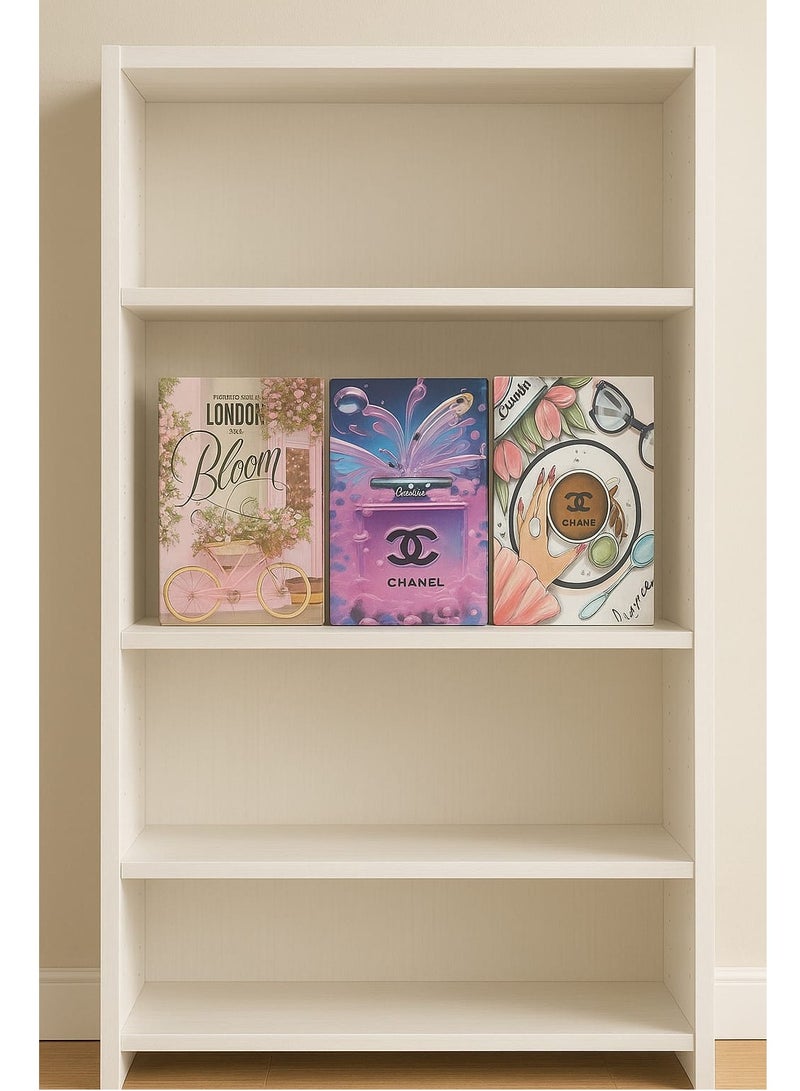 Decorative Books, 4 Pieces Specially Designed In Unique And Varied Shapes And Colors, Adding Liveliness To Every Corner. A Distinctive Decorative Product That Will Add An Aesthetic Touch To Your Home Or Office. Size: 20 X 30 Cm. - Image 5