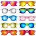 Morcheiong 10 Pack Neon Party Sunglasses Unisex Retro Style Party Favors Birthday Beach Pool Party Supplies 10 Colors - Image 3
